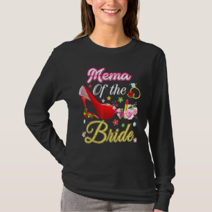 Filmvorführung der Braut Glückliche Hochzeit Blume T-Shirt