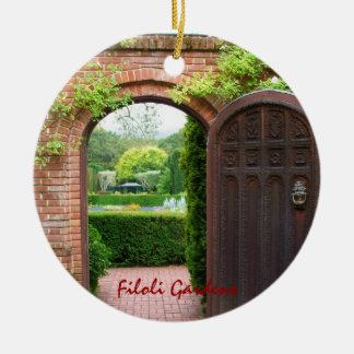 Filoli fait du jardinage ornement de Noël