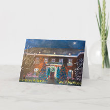 Filoli Holiday Light Show greeting card