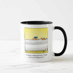 Fils amusant et tortue serpentin Mug "Spectickles