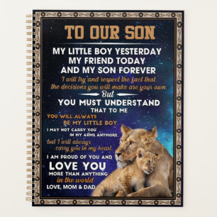 Fils d'amour À Notre Fils Je Suis Fière De Vou