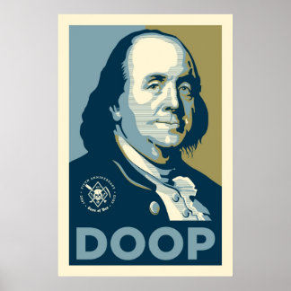 Fils de Ben - Poster 'Ben Franklin Doop'