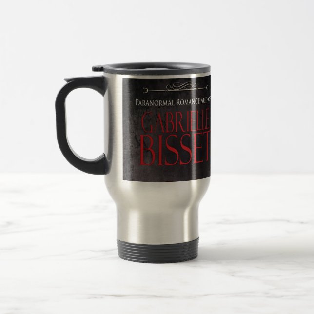 Fils de Gabrielle Bisset de tasse de voyage de (Gauche)