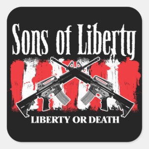 Fils des autocollants de LIBERTÉ OU de MORT de