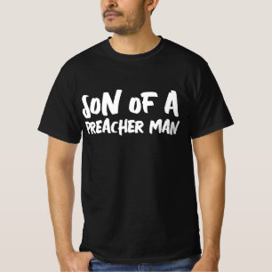 FILS D'UN PRÊCHEUR MENS RETRO T-SHIRTS TEE - SHIRT