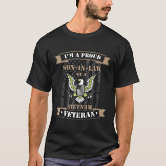 Fils en droit d'une fière T-shirt vétéran du Vietn