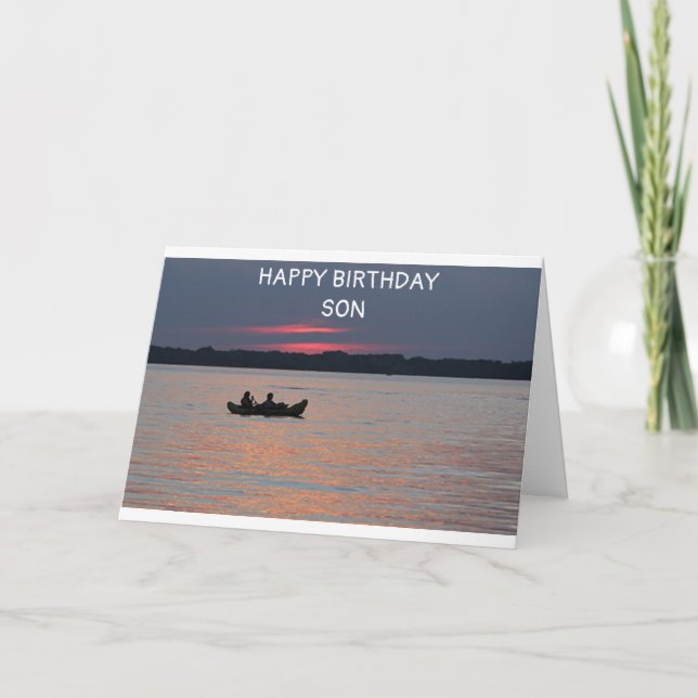 FILS JOUISSEZ DE VOTRE ANNIVERSAIRE SUR LA CARTE D (Devant)
