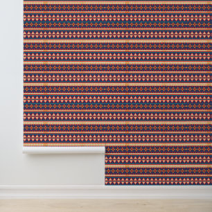 Fils Nomades Papier Peint à Motifs Aztèques