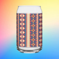 Fils Nomades | Verre à motif aztèque