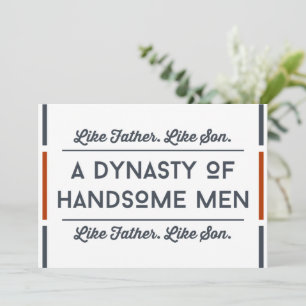 Fils pères cartes de jour Pour lui