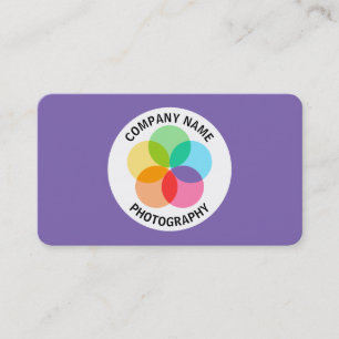 Filter-Blume - Lila #7F66B2 Visitenkarte