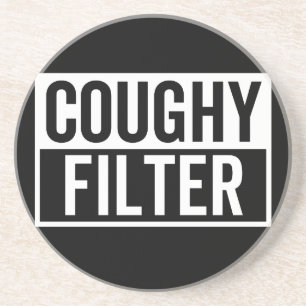 Filter Coughy Getränkeuntersetzer
