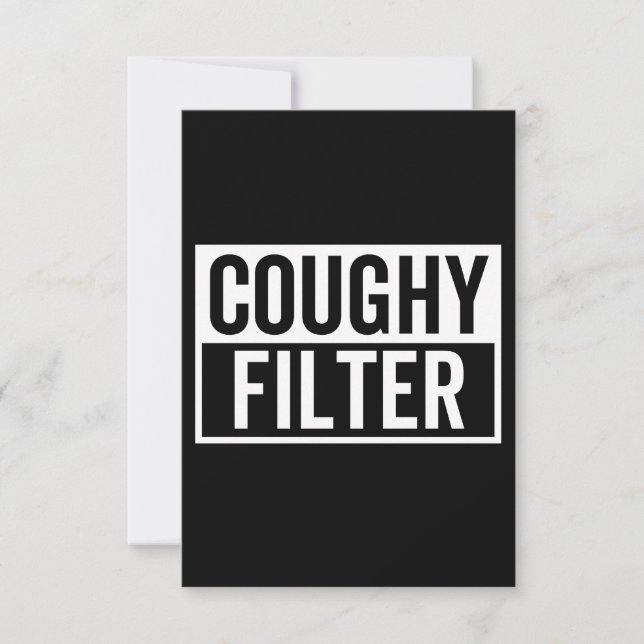 Filter Coughy Mitteilungskarte (Vorderseite)