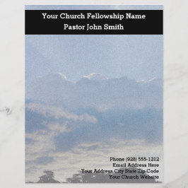 FILTERTE Big Blue Sky Church Business Briefbogen