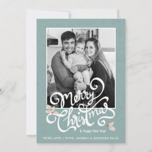 Filtre photo noir blanc classique Carte de Noël