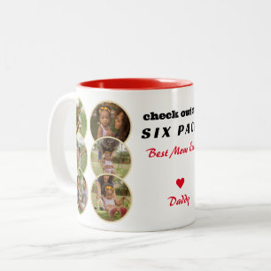 Filzvoll 6 Pack Mama Bod 6 Fotos Beste Mama je Zweifarbige Tasse