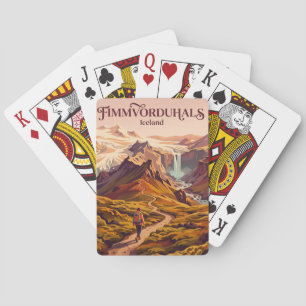Fimmvorduhals Island Spielkarten
