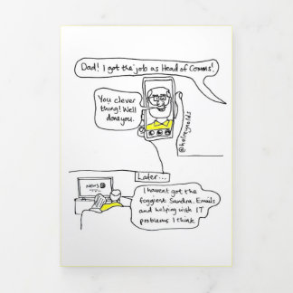 Fin D'année Trois Volets Responsable de la carte virgule