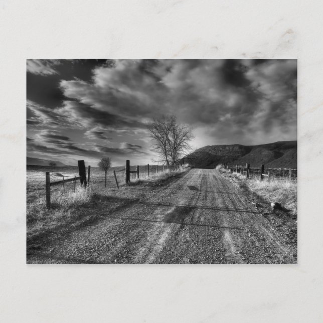 Fin de la carte postale routière (Devant)