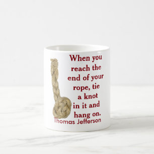 Fin de la corde - tasse de café