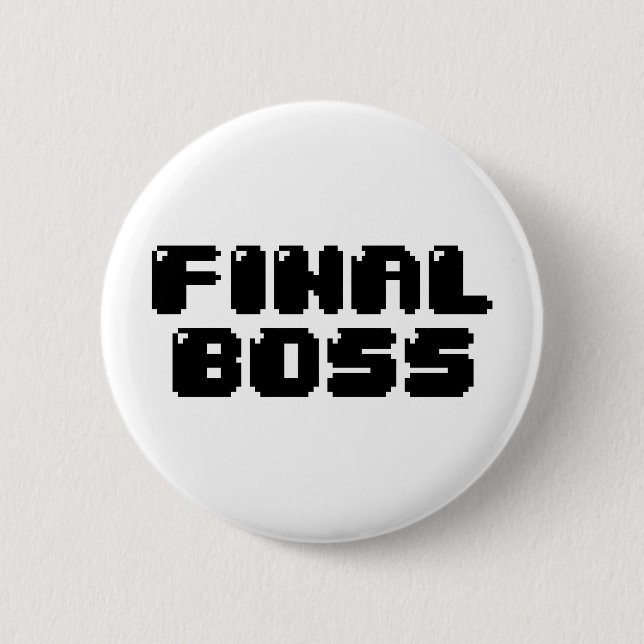 FINAL BOSS BUTTON (Vorderseite)