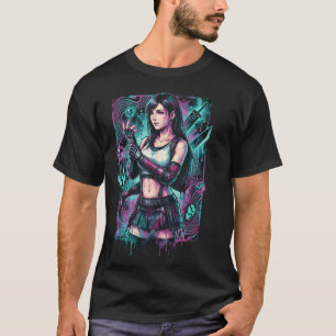 Final Fantasy VII Tifa Lockhart Wiedergeburt Präch T-Shirt