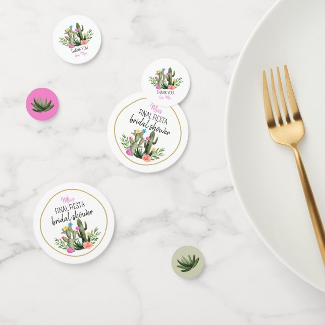 Final Fiesta Personalized Party Konfetti (Gruppe)