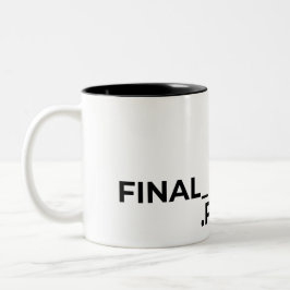 Final Final V2 PDF Funny Graphic Designer Mug Zweifarbige Tasse