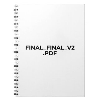 FINAL_FINAL_V2.PDF Minimalistisches Designer-Notiz Notizblock