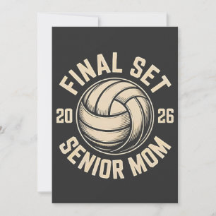 Final Set Senior Mama 2026 Abschluss Volleyball Ankündigung