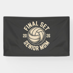 Final Set Senior Mama 2026 Abschluss Volleyball Banner