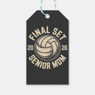 Final Set Senior Mama 2026 Abschluss Volleyball Geschenkanhänger
