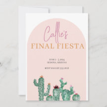 Finale Fiesta Bachelorette Weekend Invitation