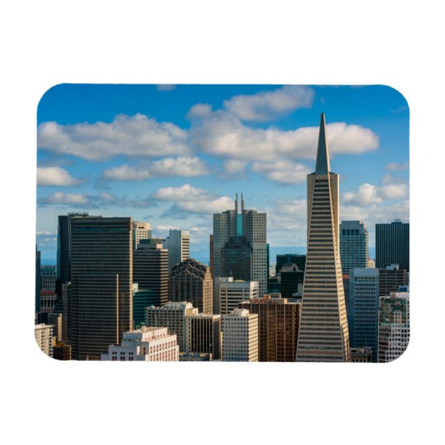 Financial District Skyline von San Francisco Magnet (Horizontal)