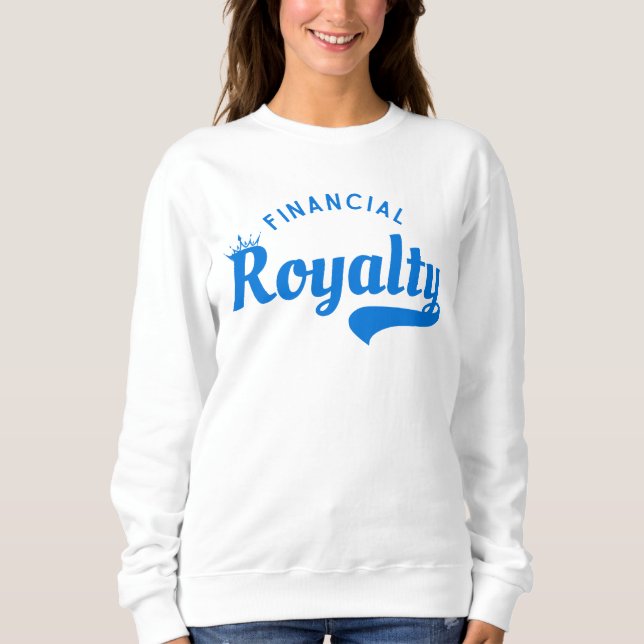 Financial Royalty™ Quiet Power Wealth Architects Sweatshirt (Vorderseite)