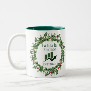 Finanz-Weihnachtsschmuck Zweifarbige Tasse