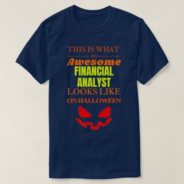Finanzanalytiker 3 T-Shirt (Design vorne)