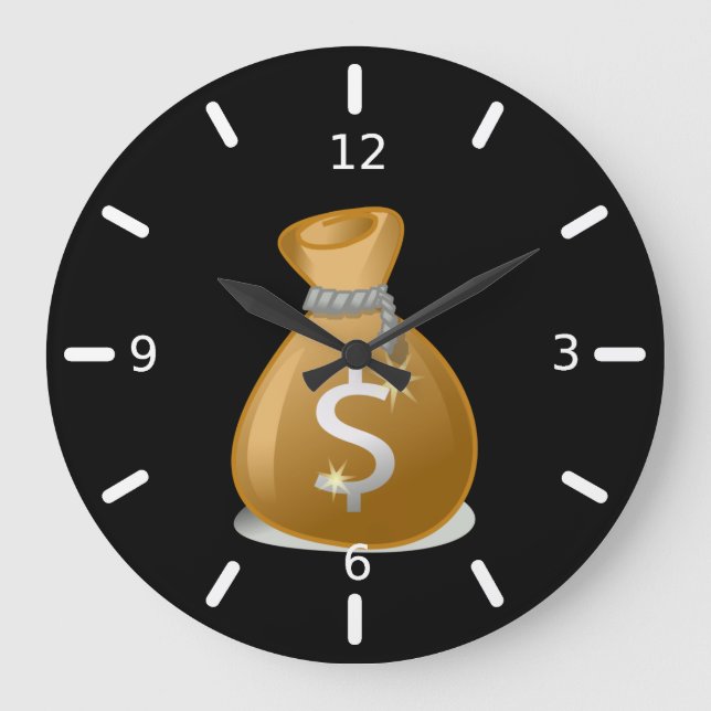 Finanzberater Große Wanduhr (Vorderseite)