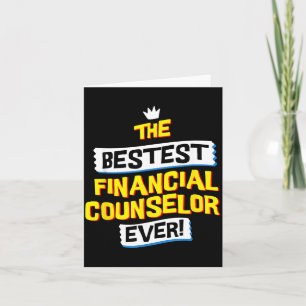 Finanzberater Job Lustiger Sarkastischer Spruch Karte