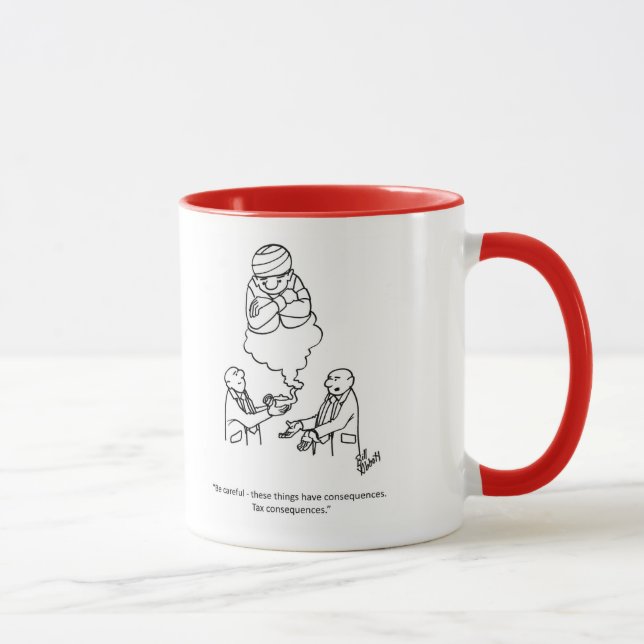 Finanzberater Spaß Tasse (Rechts)