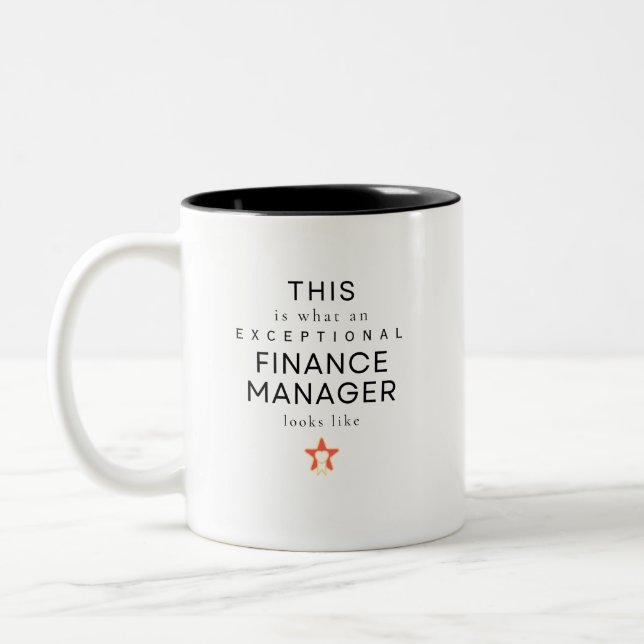 Finanzchef Zweifarbige Tasse (Links)