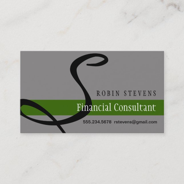 FinanzConsulant Visitenkarte (Vorderseite)
