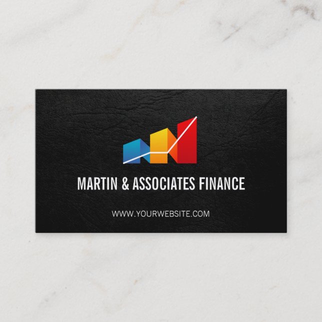 Finanzdiagramme | Stocks Calculator Visitenkarte (Vorderseite)
