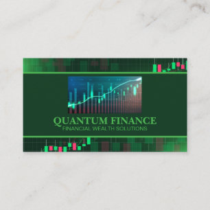 Finanzen Daten Diagramm Analyse Aktien Visitenkarte