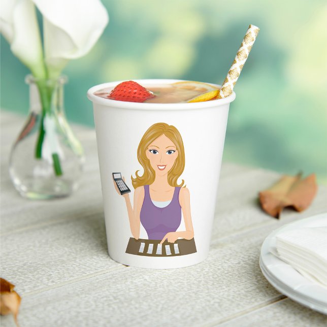 Finanzfrau Pappbecher (Von Creator hochgeladen)