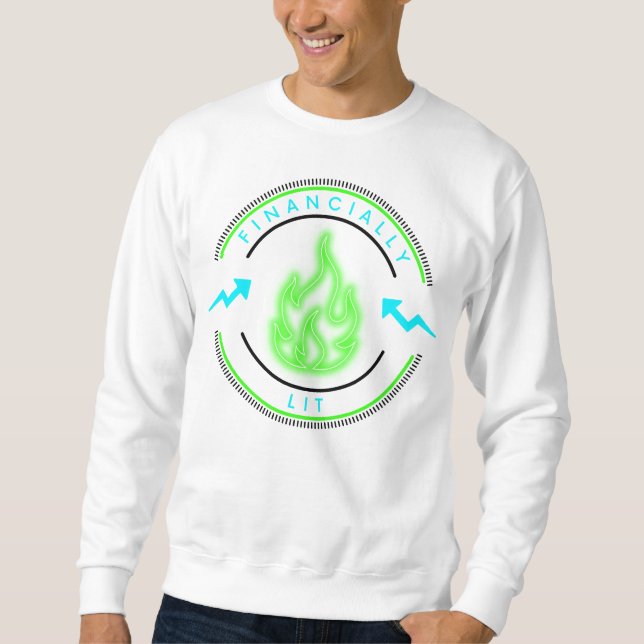Finanziell weniger Smart Money Energy Empowerment Sweatshirt (Vorderseite)