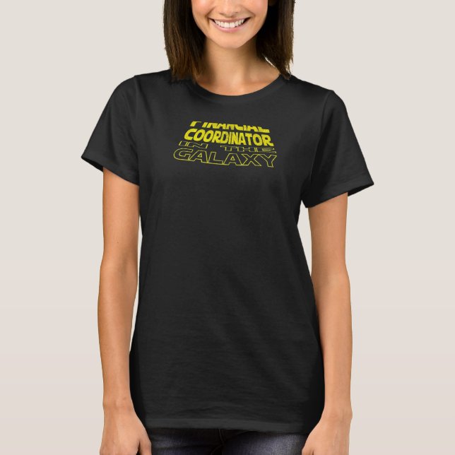 Finanzkoordinator  Space Backside T-Shirt (Vorderseite)