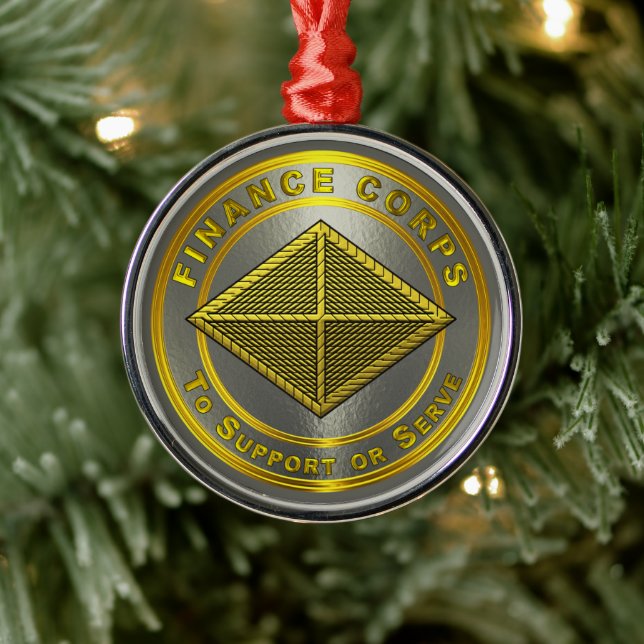 FINANZKORPS ORNAMENT AUS METALL (Baum)