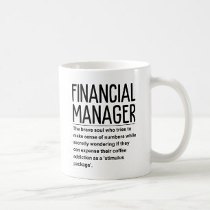 Finanzmanager Kaffeetasse