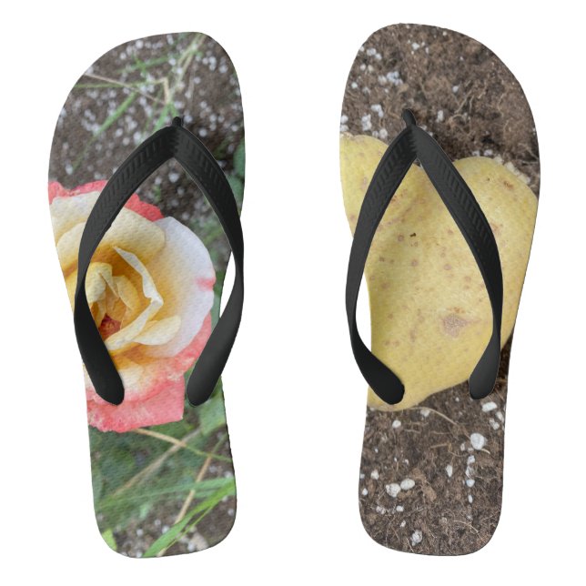 Finca Garden Herz & Rose Flip Flops (Fußbett)